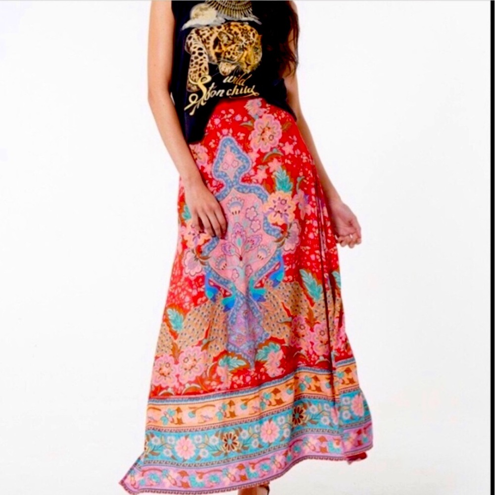 Malva Lotus  Bohemian Maxi Festival  Skirt - Picture 4 of 9